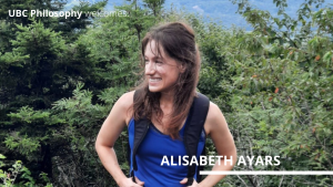 UBC Philosophy Welcomes Alisabeth Ayars